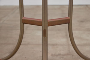 ON HOLD ** Cedric Hartman Side Table with Black Granite Top