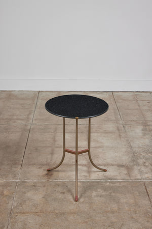ON HOLD ** Cedric Hartman Side Table with Black Granite Top