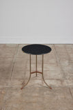 ON HOLD ** Cedric Hartman Side Table with Black Granite Top