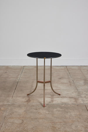 ON HOLD ** Cedric Hartman Side Table with Black Granite Top