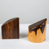 Don Shoemaker for Señal Bookends in Solid Cocobolo