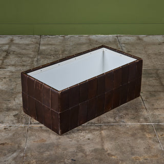 ON HOLD ** De Sede Patchwork Leather Storage Cube/Coffee Table