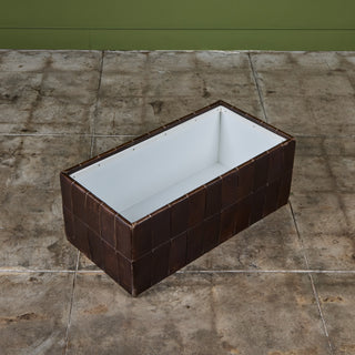 ON HOLD ** De Sede Patchwork Leather Storage Cube/Coffee Table