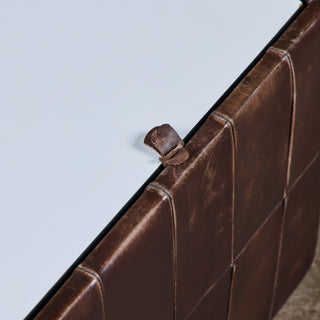 ON HOLD ** De Sede Patchwork Leather Storage Cube/Coffee Table