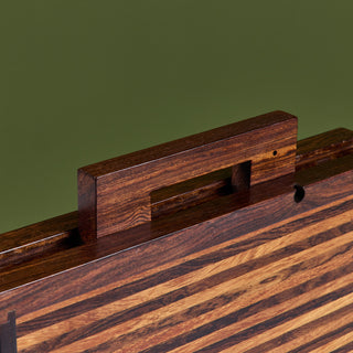 Rosewood Marquetry Backgammon Set by Don Shoemaker