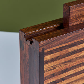 Rosewood Marquetry Backgammon Set by Don Shoemaker