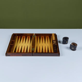 Rosewood Marquetry Backgammon Set by Don Shoemaker