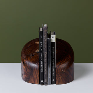 Don Shoemaker for Señal Bookends in Solid Cocobolo