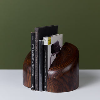 Don Shoemaker for Señal Bookends in Solid Cocobolo