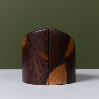 Don Shoemaker for Señal Bookends in Solid Cocobolo