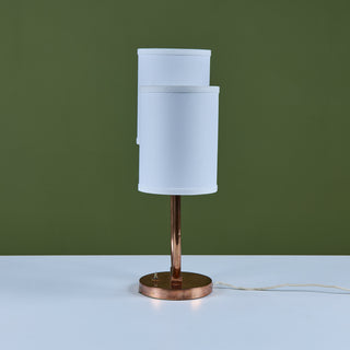 Art Deco Double Shaded Table Lamp for Chase USA