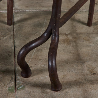 Pair of Wrought Iron Dragon Andirons