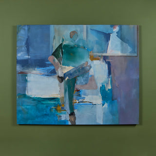 Abstract Figurative Painting by E. Hyman