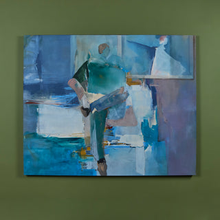 Abstract Figurative Painting by E. Hyman