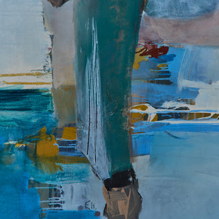 Abstract Figurative Painting by E. Hyman