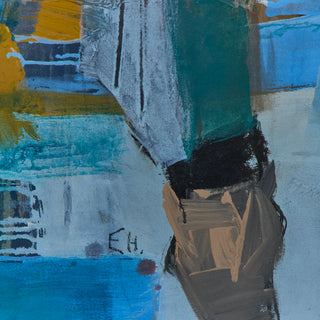 Abstract Figurative Painting by E. Hyman