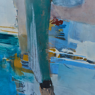 Abstract Figurative Painting by E. Hyman