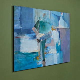 Abstract Figurative Painting by E. Hyman
