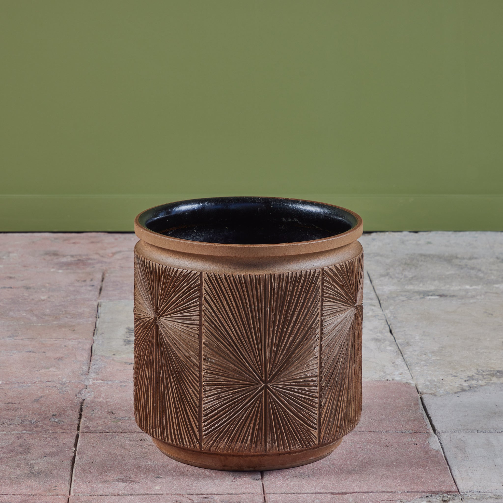 David Cressey & Robert Maxwell “Sunburst” Stoneware Planter for Earthgender