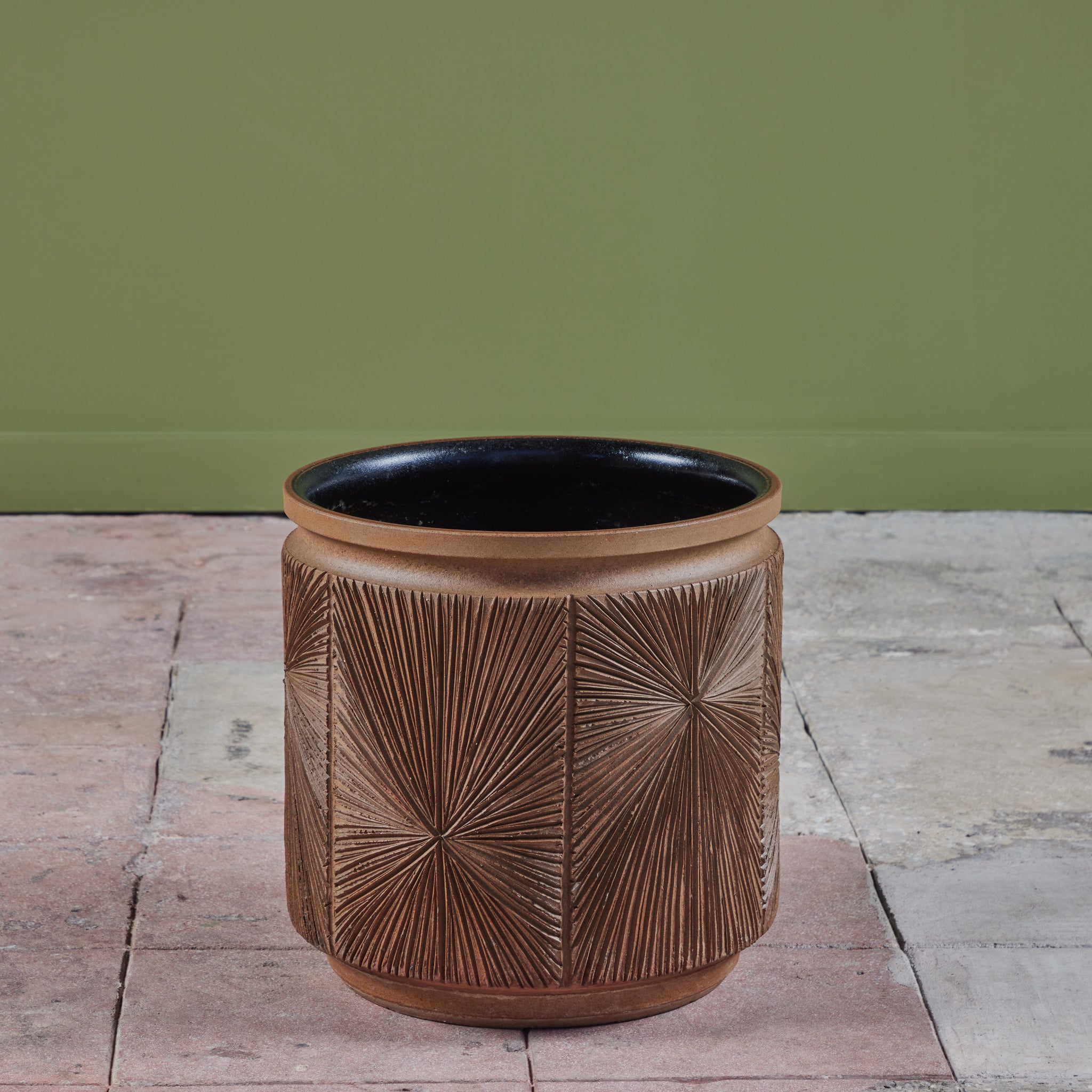 David Cressey & Robert Maxwell “Sunburst” Stoneware Planter for Earthgender