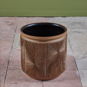 David Cressey & Robert Maxwell “Sunburst” Stoneware Planter for Earthgender