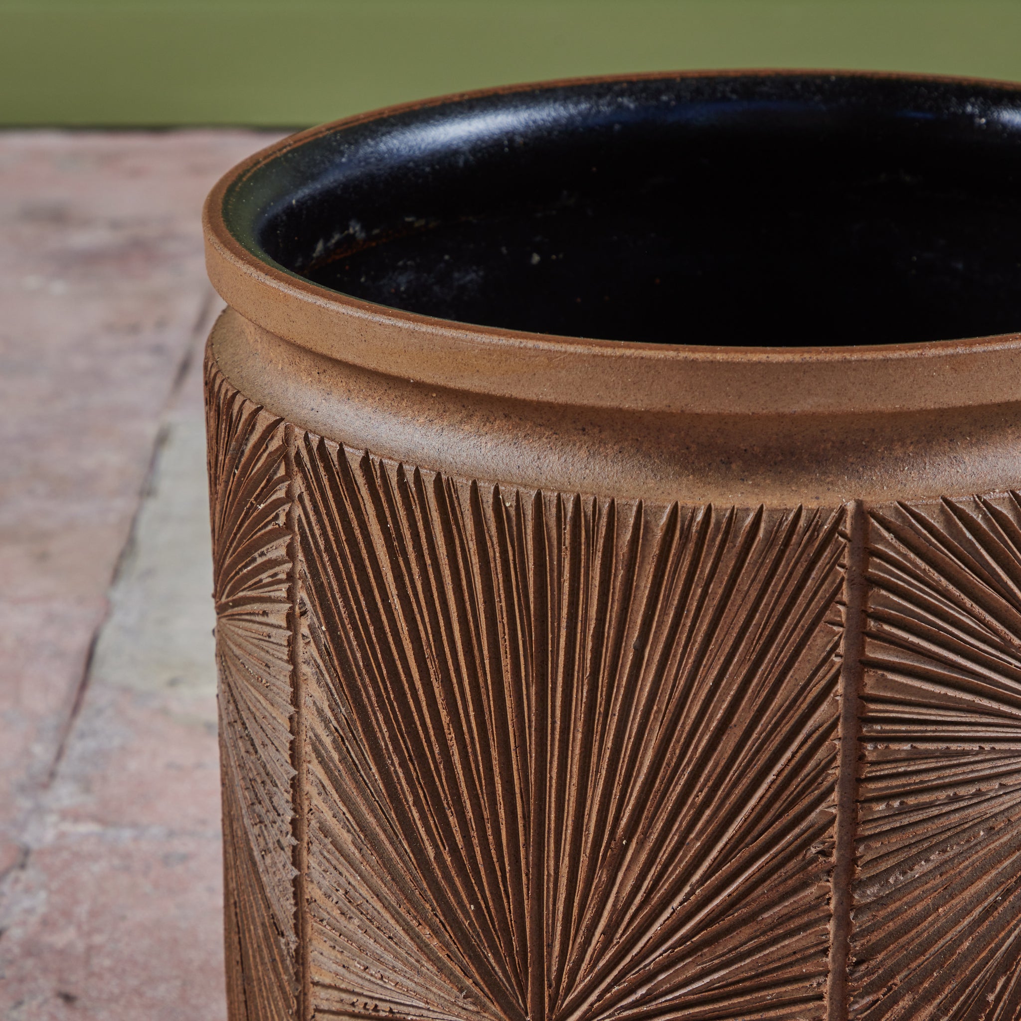 David Cressey & Robert Maxwell “Sunburst” Stoneware Planter for Earthgender