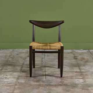 Edmond J. Spence Style Grass Seat Woven Desk Chair