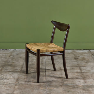 Edmond J. Spence Style Grass Seat Woven Desk Chair
