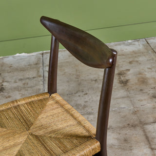 Edmond J. Spence Style Grass Seat Woven Desk Chair