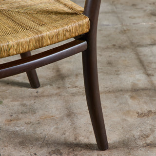 Edmond J. Spence Style Grass Seat Woven Desk Chair