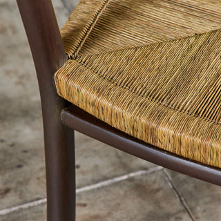 Edmond J. Spence Style Grass Seat Woven Desk Chair