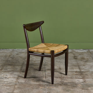 Edmond J. Spence Style Grass Seat Woven Desk Chair