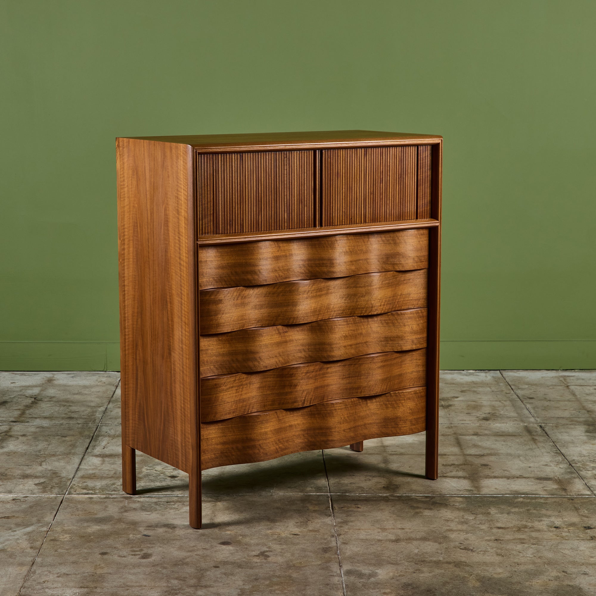 Edmond J. Spence Wave Highboy Dresser – DEN