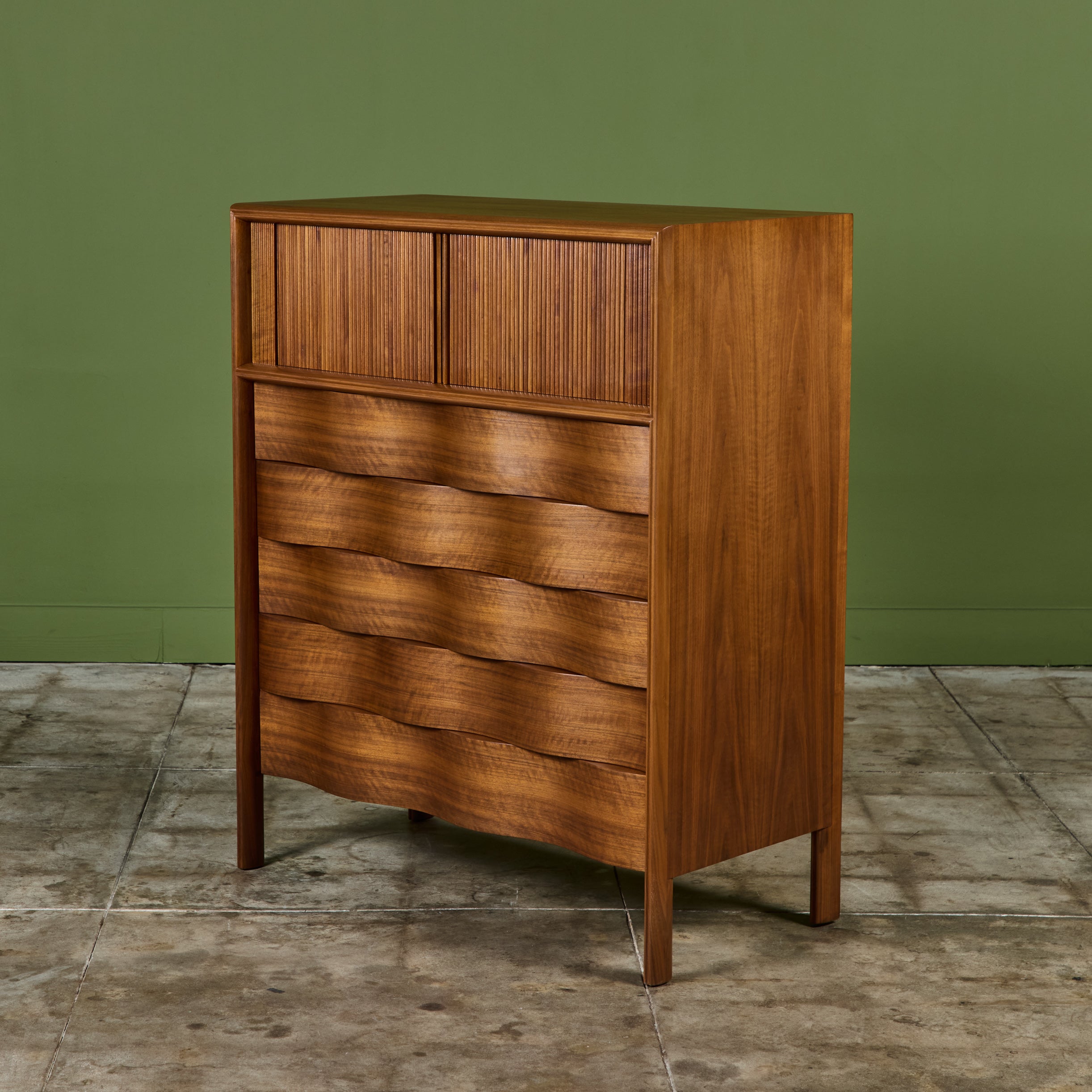 Edmond J. Spence Wave Highboy Dresser – DEN