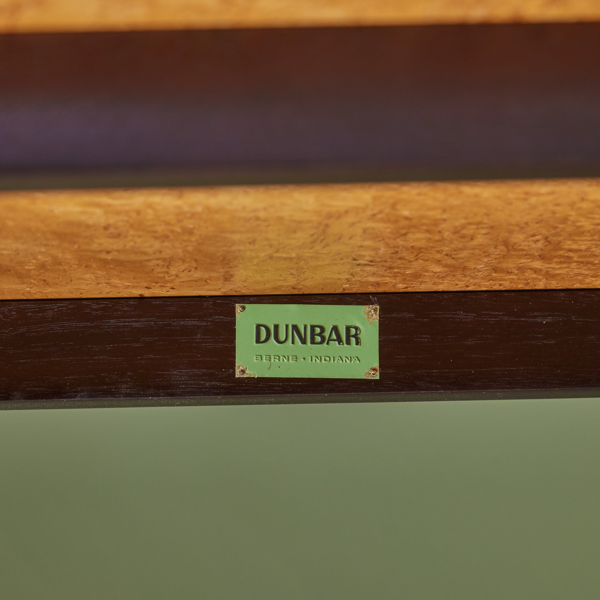 Edward Wormley Burl Coffee Table for Dunbar