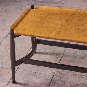 Edward Wormley Burl Coffee Table for Dunbar