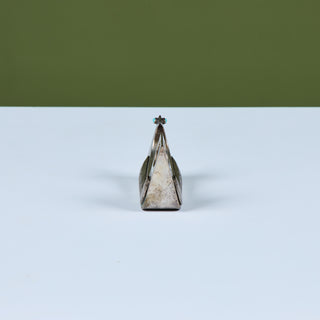 Silver and Turquoise Bird Sculpture by Joaquin Taller Tinta