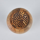 Hand Turned Spalted Birch Bubble Candlestick Holder by Evan Segota