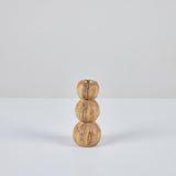 Hand Turned Spalted Birch Bubble Candlestick Holder by Evan Segota