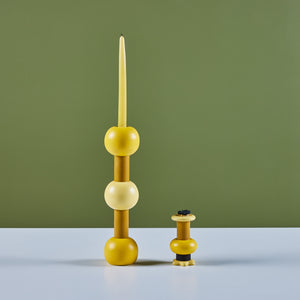 Beady Candle Stick and Match Holder Set by Evan Segota