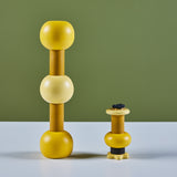 Beady Candle Stick and Match Holder Set by Evan Segota