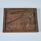 Evelyn Ackerman Bird Wood Carved Panel