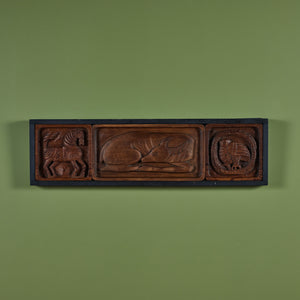 Evelyn Ackerman Wood Carved Panel
