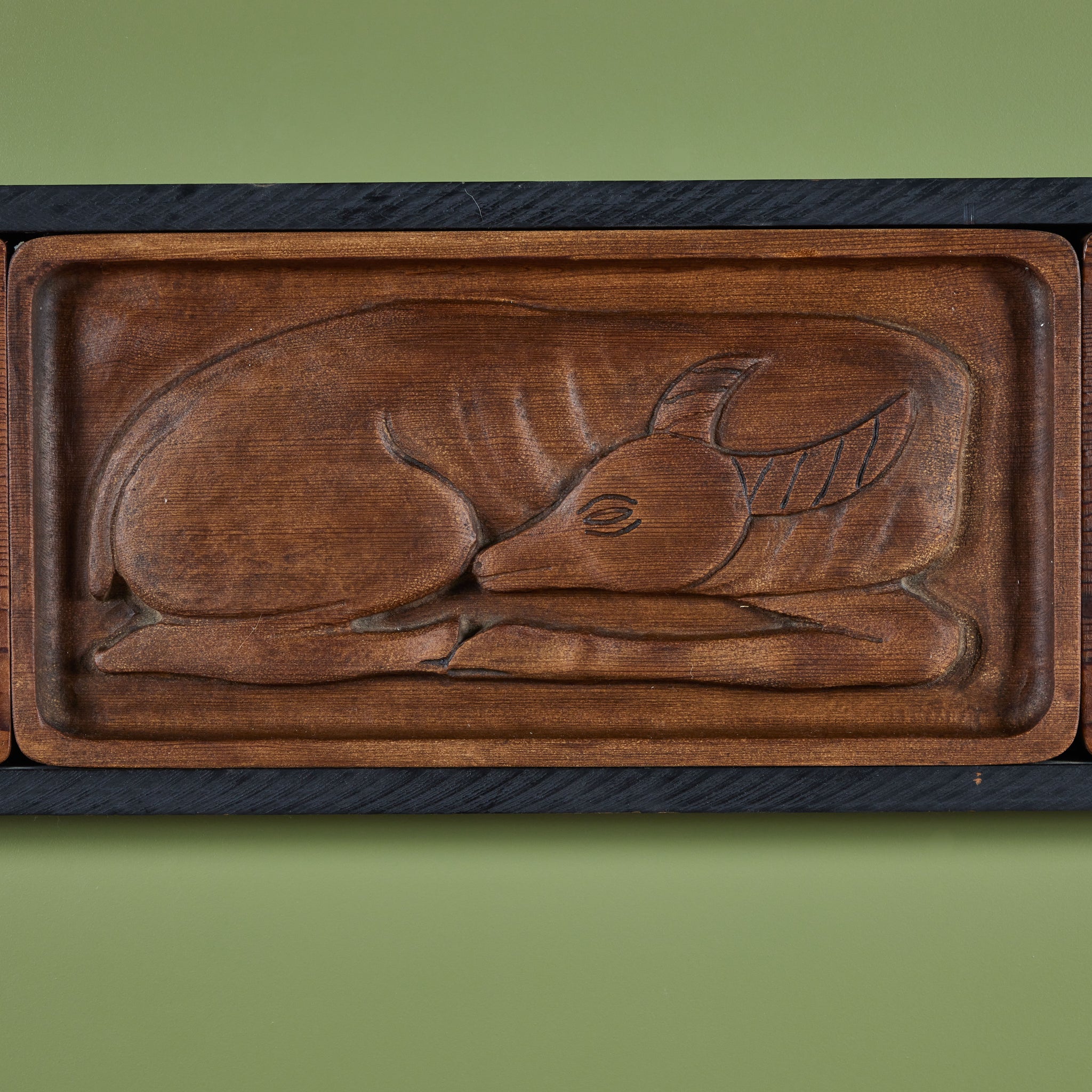 Evelyn Ackerman Wood Carved Panel