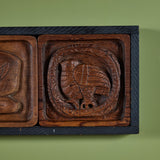Evelyn Ackerman Wood Carved Panel