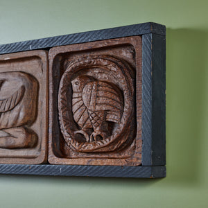 Evelyn Ackerman Wood Carved Panel