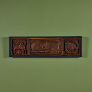 Evelyn Ackerman Wood Carved Panel