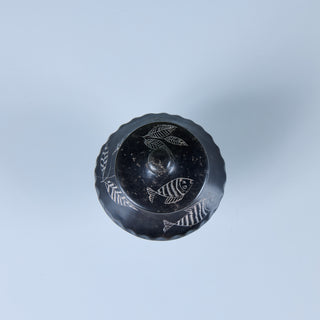 Hand-Carved Soapstone Lidded Vessel