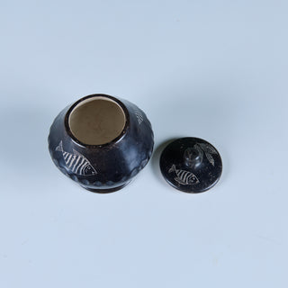 Hand-Carved Soapstone Lidded Vessel