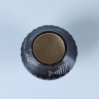 Hand-Carved Soapstone Lidded Vessel